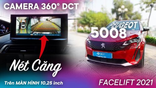 Lắp camera 360 ô tô DCT xe Peugeot 5008